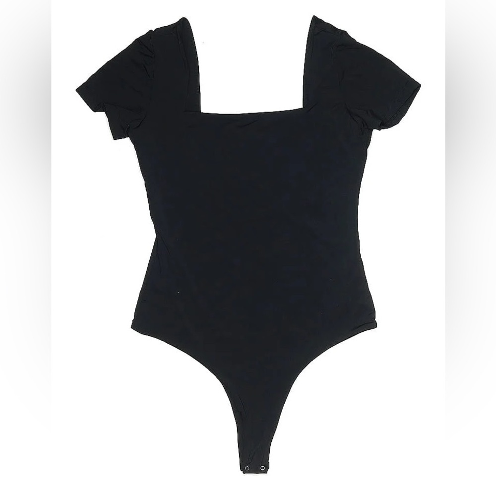 Klassy Network Black Short Sleeve Bodysuit